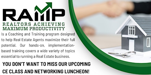 Imagen principal de RAMP Finding & Excelling with Buyers CE Class/Networking Luncheon