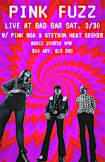 Pink Fuzz live at Bad Bar w/Pink Boa & Stetson Heat Seeker