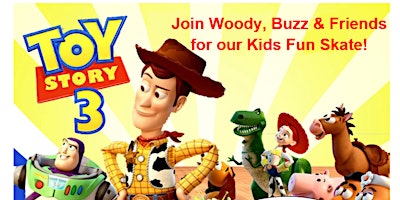 Imagem principal do evento Kids Fun Skate with Buzz & Woody