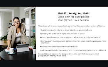 Birth 101:  Tucson - Ready, Set, Birth! Basic birth for busy people