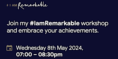 #IamRemarkable Workshop with Clare Roberts-Molloy