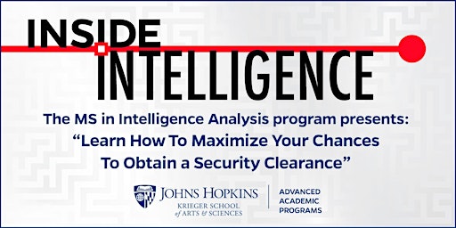 Primaire afbeelding van Learn How To Maximize Your Chances To Obtain A Security Clearance