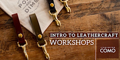 Intro to Leathercraft Workshop: DIY Leather and Brass Personalized Keychain  primärbild