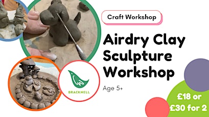 Airdry clay sculptures workshop - with Kathryn in Bracknell