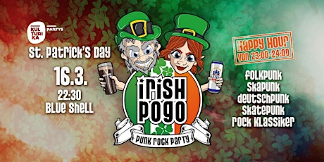 Hauptbild für Irish Pogo Party // 16.03. // Blue Shell