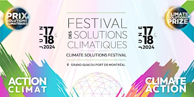 Festival des Solutions Climatiques - Climate Solutions Festival primary image