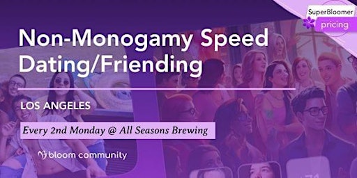 Immagine principale di Non-Monogamy Speed Friending/Dating | April 