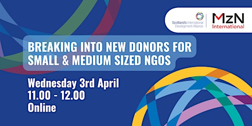 Breaking into New Donors for Small & Medium Sized NGOs primary image