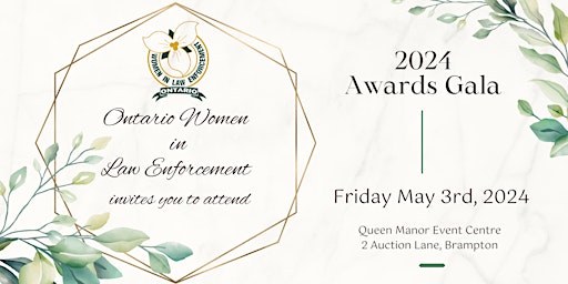 Image principale de Ontario Women in Law Enforcement 2024 Awards Gala