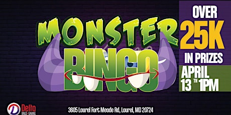 Monster Bingo April 2024