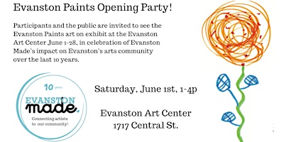 Imagen principal de Opening Party! Evanston Paints Exhibit