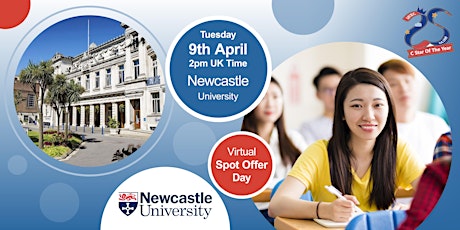 [Virtual Spot Offer Day]Newcastle University-Sep 2024 Intake - PG Course primary image