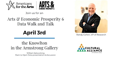 Image principale de Arts and Economic Prosperity 6 Data Walk and Talk