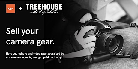 Sell your camera gear (free event) at Treehouse Analog Selects