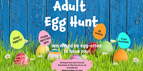 3rd Annual Adult Easter Egg Hunt
