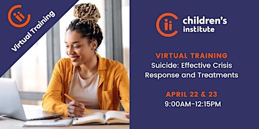 Primaire afbeelding van CII's Virtual - Suicide: Effective Crisis Response and Treatments