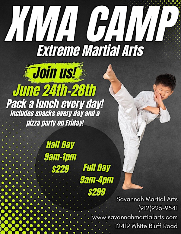 Extreme Martial Arts Camp with Savannah Martial Arts