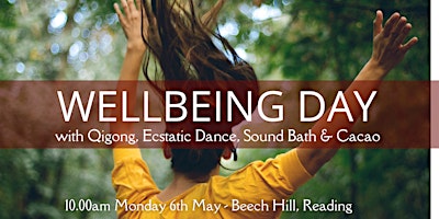 Imagem principal do evento Wellbeing Day: Qigong, Ecstatic Dance, Sound Bath & Cacao