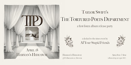 Taylor Swift's Tortured Poets Department: A First-Listen Album Release Party