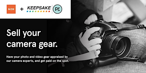 Primaire afbeelding van Sell your camera gear (free event) at Keepsake Solutions