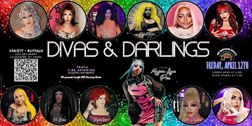 Image principale de Diva's & Darlings Drag Performance  2024 to beneft CHC Learning Center