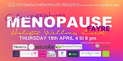 Immagine principale di Gloucestershire's Menopause Fayre - Holistic Wellness Event 