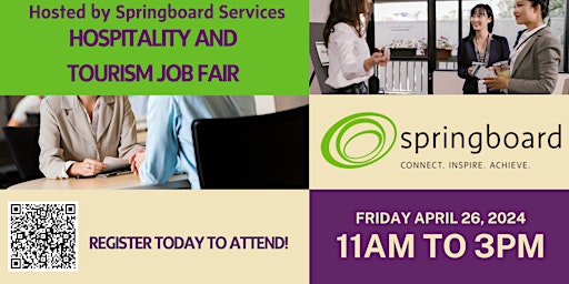 Primaire afbeelding van Springboard Hospitality and Tourism Job Fair