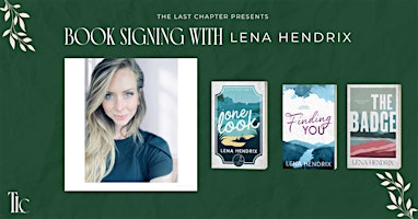 Primaire afbeelding van Book Signing with Lena Hendrix