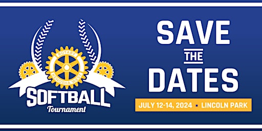 Primaire afbeelding van 52ND ANNUAL ROTARY SOFTBALL TOURNAMENT