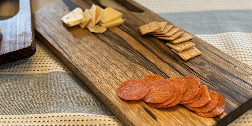 Imagem principal do evento Build your own Custom Charcuterie Board from Wood - Women Only