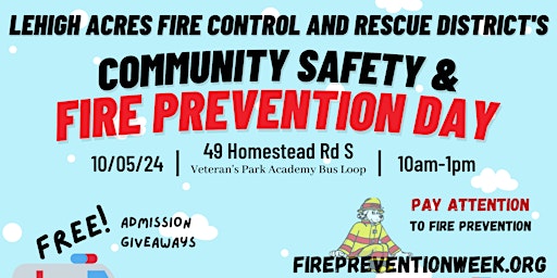 Imagem principal do evento Community Safety & Fire Prevention Day