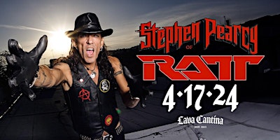 Primaire afbeelding van Stephen Pearcy of RATT LIVE at Lava Cantina