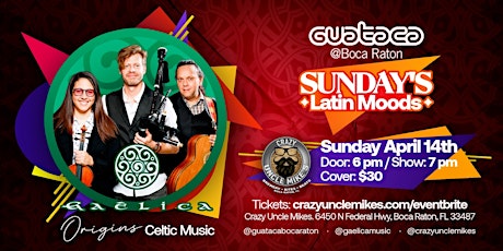 Sunday’s Latin Moods – Guataca Boca Raton