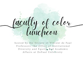 Primaire afbeelding van Faculty of Color Luncheon