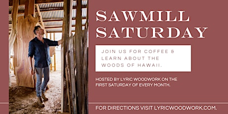Sawmill Saturday primary image