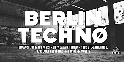 Hauptbild für BERLIN TECHNO - EASTER SUNDAY