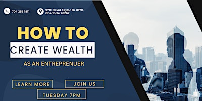 How to Create Wealth as an Entrepreneur  primärbild