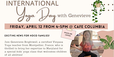 Imagen principal de International Yoga Day with Genevieve