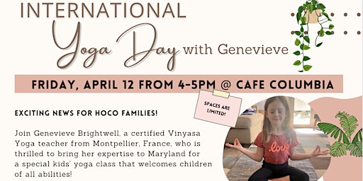 Image principale de International Yoga Day with Genevieve