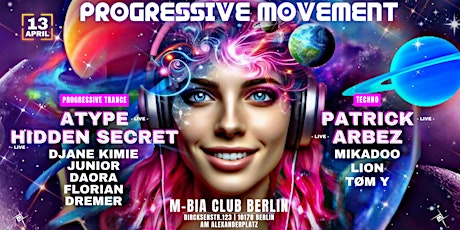 Progressive Movement with Atype, Hidden Secret, Patrick Arbez, uvm.