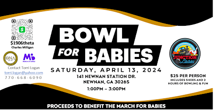 Bowl for Babies hosted by the  ΘΝΛ Chapter of AΦA Fraternity, Inc.