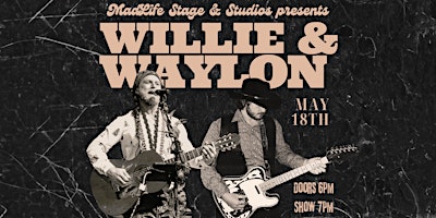 Imagem principal do evento A Tribute to Waylon Jennings & Willie Nelson | LAST TICKETS - BUY NOW!