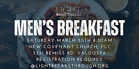 Light Breaks Through Men's Breakfast