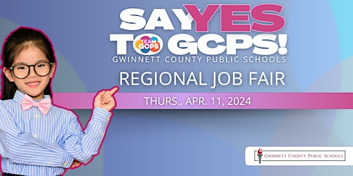 Primaire afbeelding van GCPS Regional Job Fair – Teachers and Paraprofessionals - Apr. 11