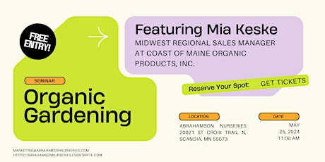 Organic Gardening with Mia Keske