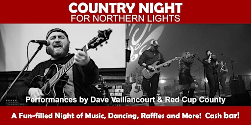 Primaire afbeelding van Country Music Night! Dave Vaillancourt & Red Cup County - SOLD OUT!