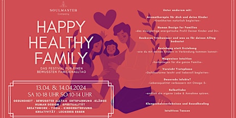 Happy Healthy Family - das Festival für einen bewussten Familienalltag