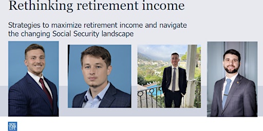 Imagen principal de Rethinking Retirement Income Seminar