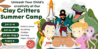 Image principale de CLAY CRITTERS SUMMER CAMP