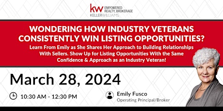 Wondering How Industry Veterans Consistently Win Listing Opportunities?